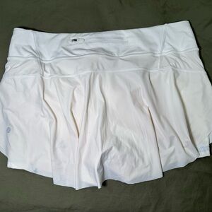 White lululemon skirt size 10